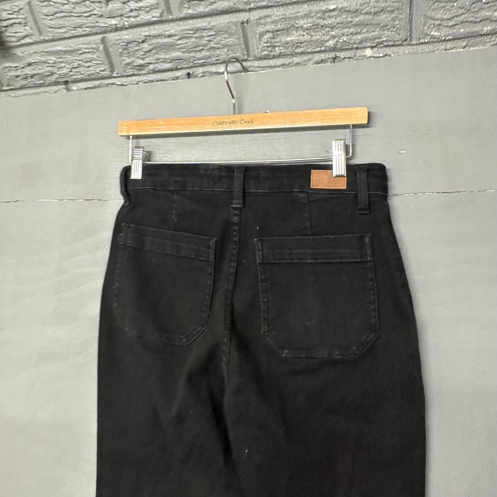 Judy Blue Black Jogger Pants Womens Size 5 27 High Rise Drawstring Casual